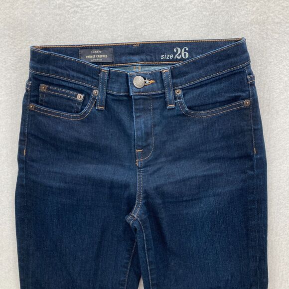J. Crew Blue Straight Leg Jeans Classic Style - Picture 2 of 10
